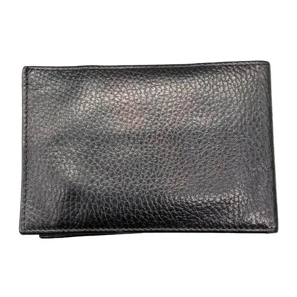 CARTIER Must de Cartier Wallet VTG Black Bifold Banknote